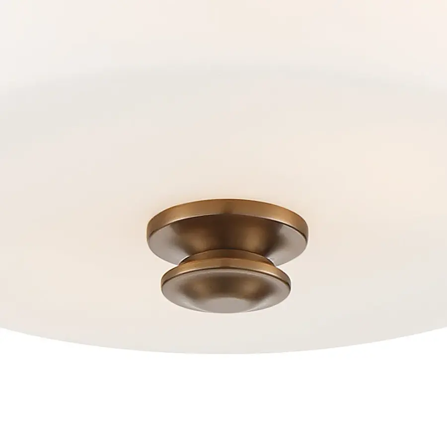 Travis 12.5" Semi Flush Mount in Black Forged - Image 4
