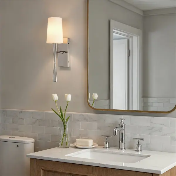 Trenton 5" Wall Sconce in Aged Brass & Black Forged - Image 30