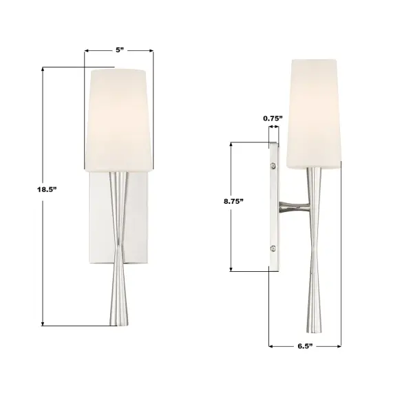 Trenton 5" Wall Sconce in Aged Brass & Black Forged - Image 31