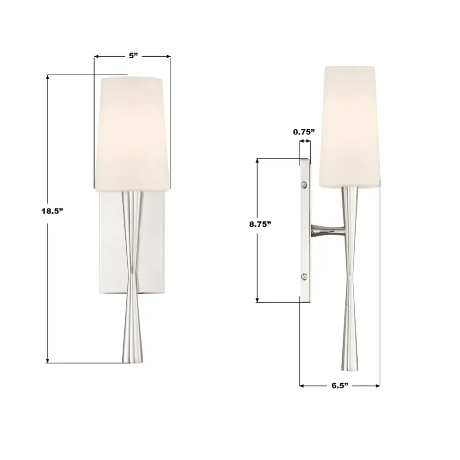 Trenton 5" Wall Sconce in Aged Brass & Black Forged - Image 31