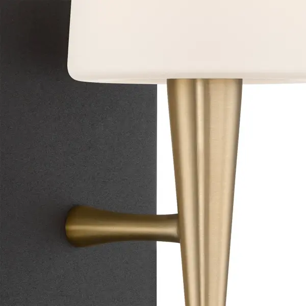 Trenton 5" Wall Sconce in Aged Brass & Black Forged - Image 5