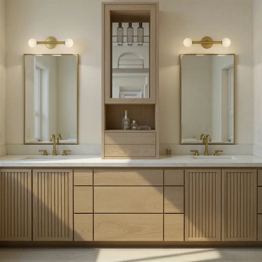 Terrell 17.75" LED Bathroom Vanity Light in Luxe Gold - Image 6