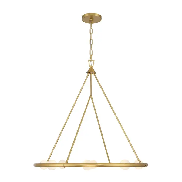 Terrell 29.5" LED Chandelier in Luxe Gold - Image 3