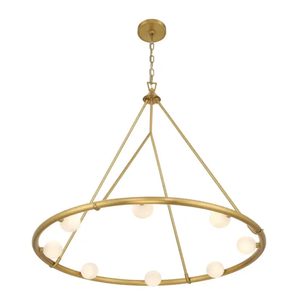 Terrell 29.5" LED Chandelier in Luxe Gold - Image 4
