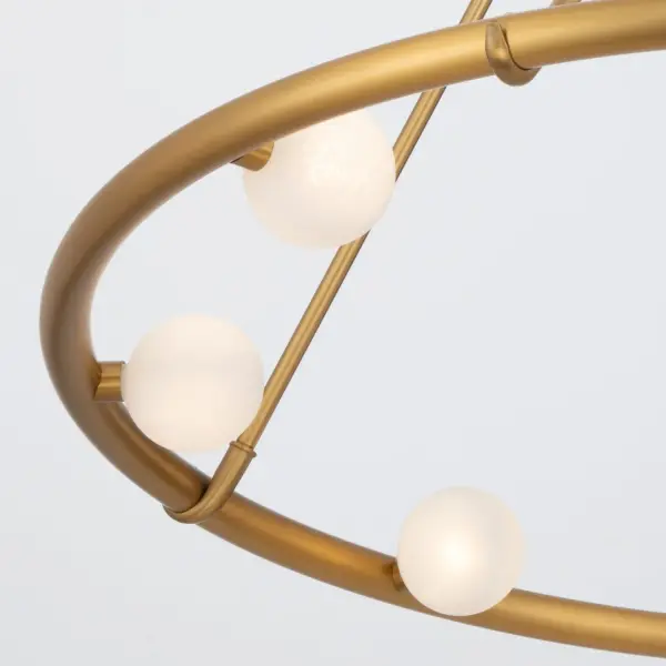 Terrell 29.5" LED Chandelier in Luxe Gold - Image 5