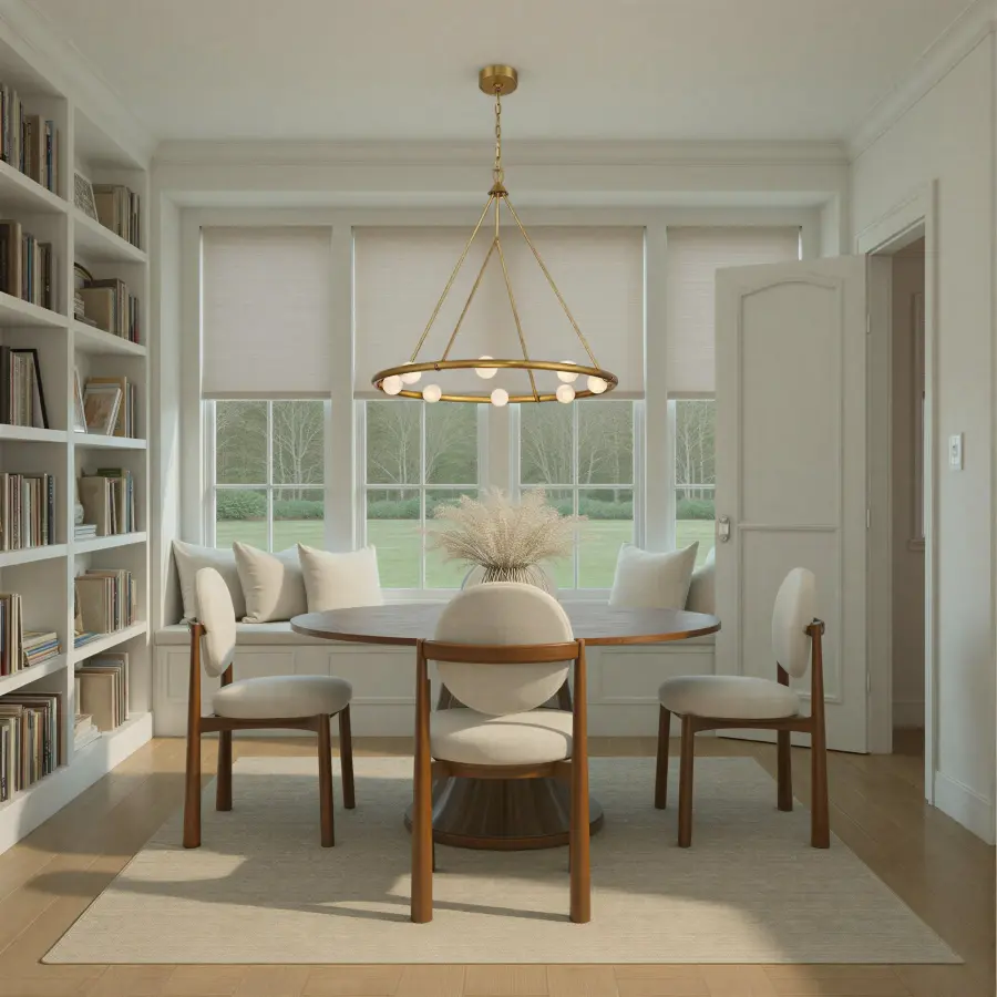Terrell 29.5" LED Chandelier in Luxe Gold - Image 6