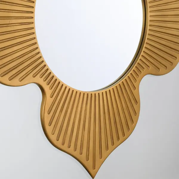 Tullos 48" Mirror in Burnished Brass - Image 3