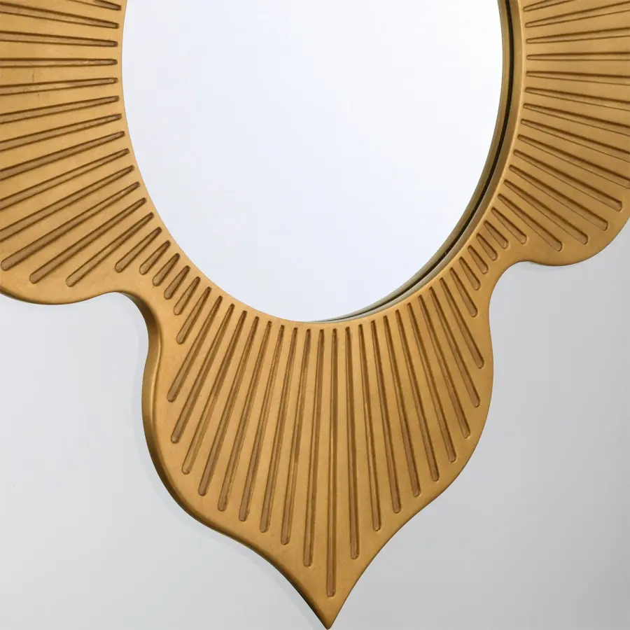 Tullos 48" Mirror in Burnished Brass - Image 3