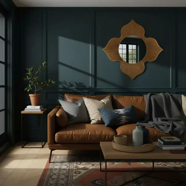 Tullos 48" Mirror in Burnished Brass - Image 6