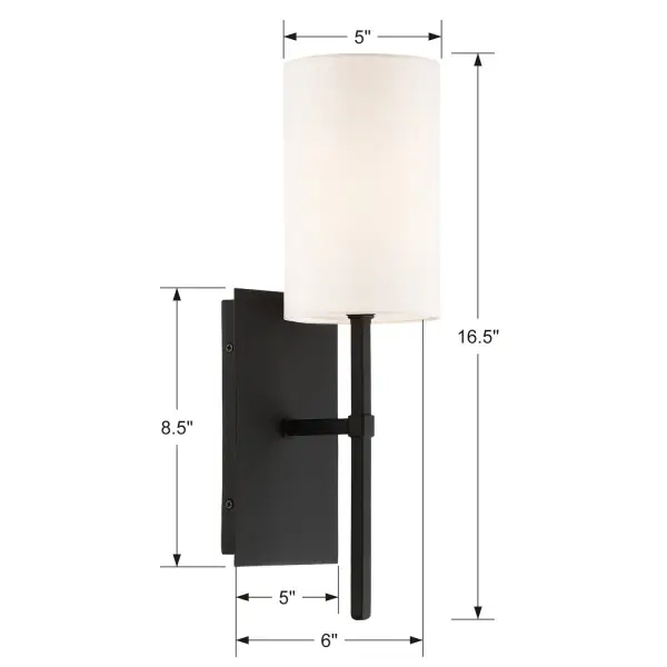 Veronica 5" Aged Brass Sconce - Image 12