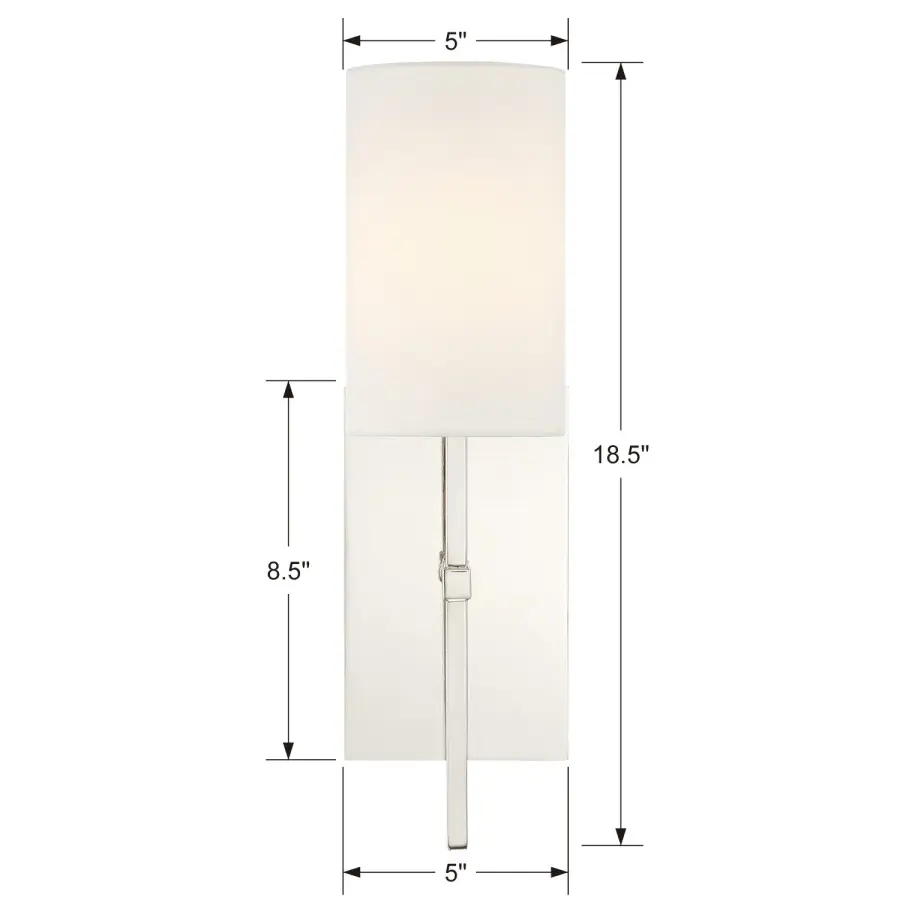 Veronica 5" Aged Brass Sconce - Image 20