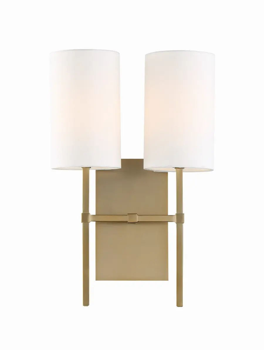Veronica 11" Aged Brass Sconce - Image 1