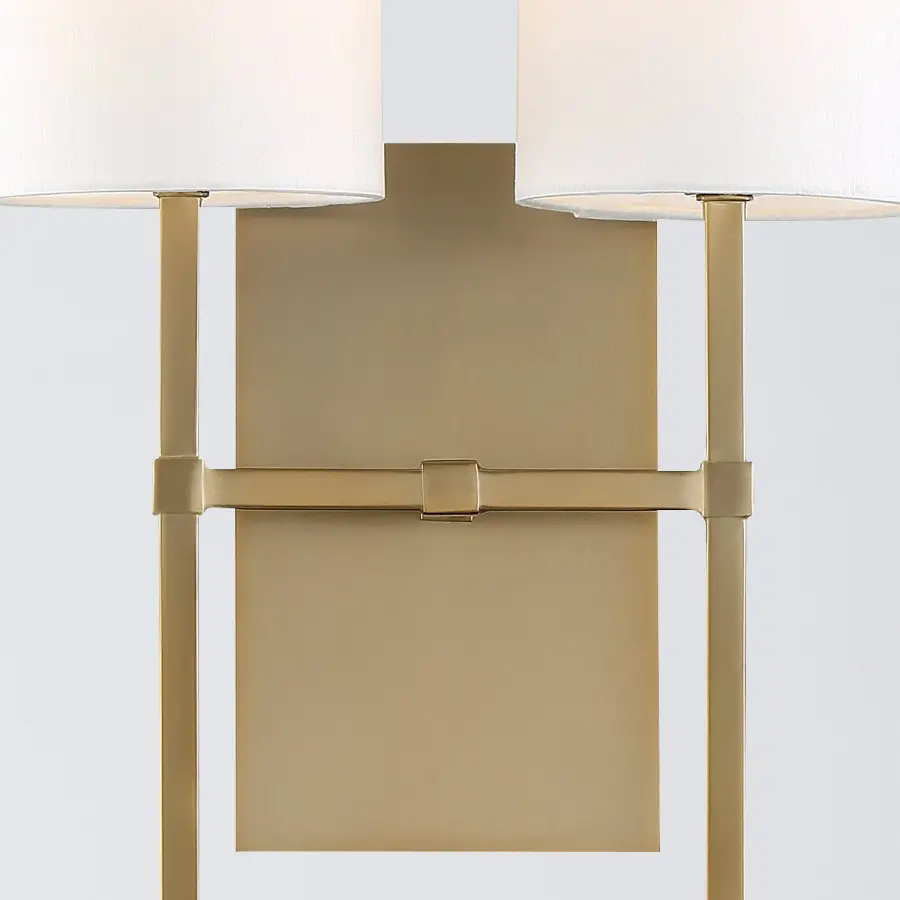 Veronica 11" Aged Brass Sconce - Image 2