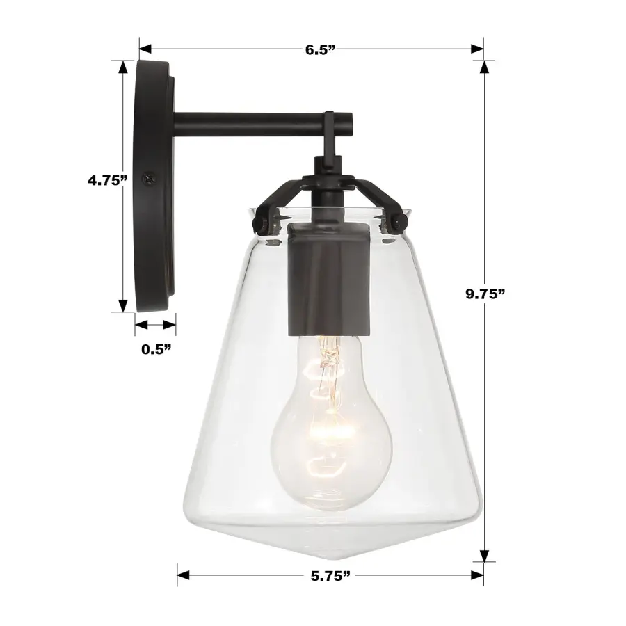 Voss 5.75" Wall Sconce in Luxe Gold - Image 12