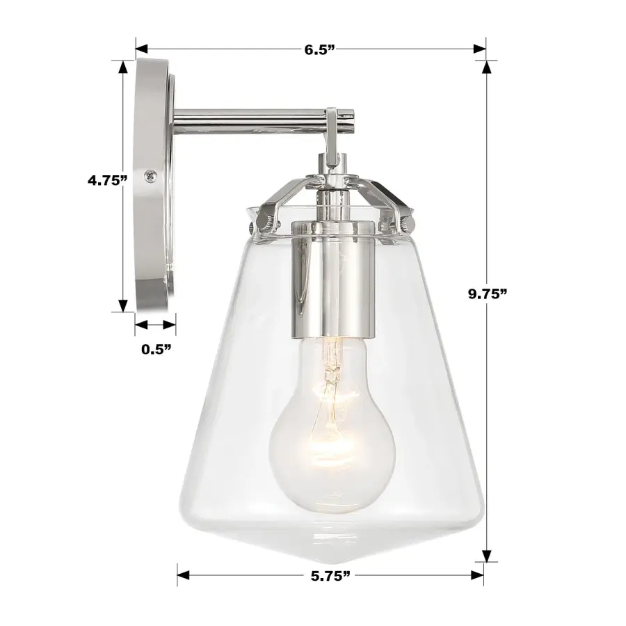 Voss 5.75" Wall Sconce in Luxe Gold - Image 18