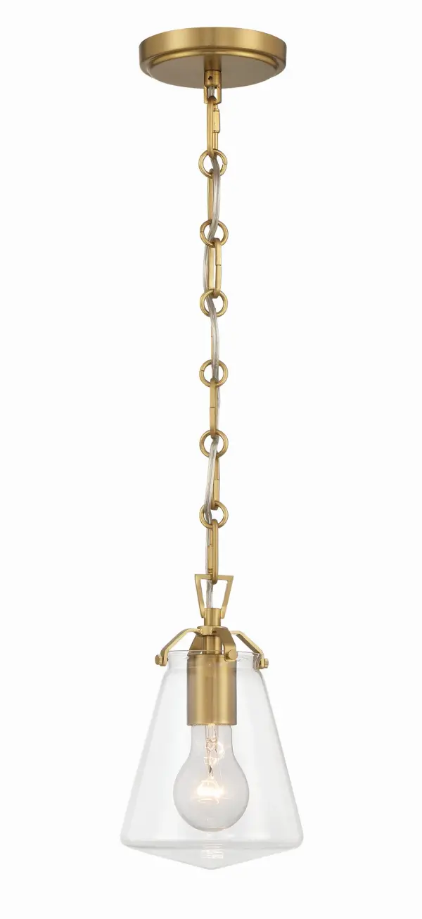 Voss 5.75" Mini Pendant in Luxe Gold - Image 1
