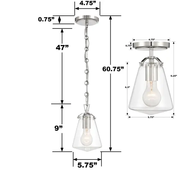 Voss 5.75" Mini Pendant in Luxe Gold - Image 23