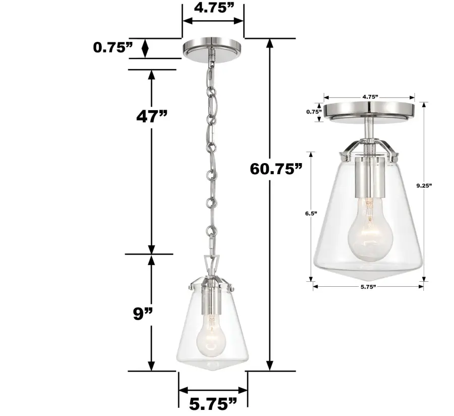 Voss 5.75" Mini Pendant in Luxe Gold - Image 23