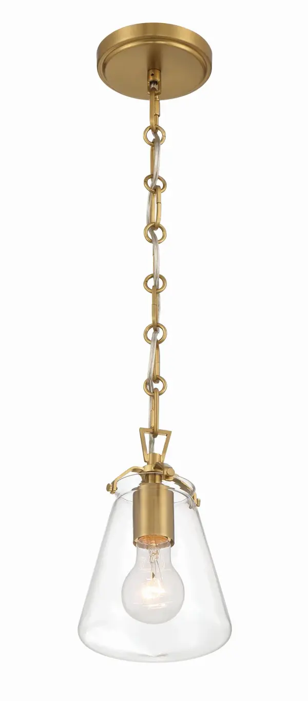 Voss 5.75" Mini Pendant in Luxe Gold - Image 4