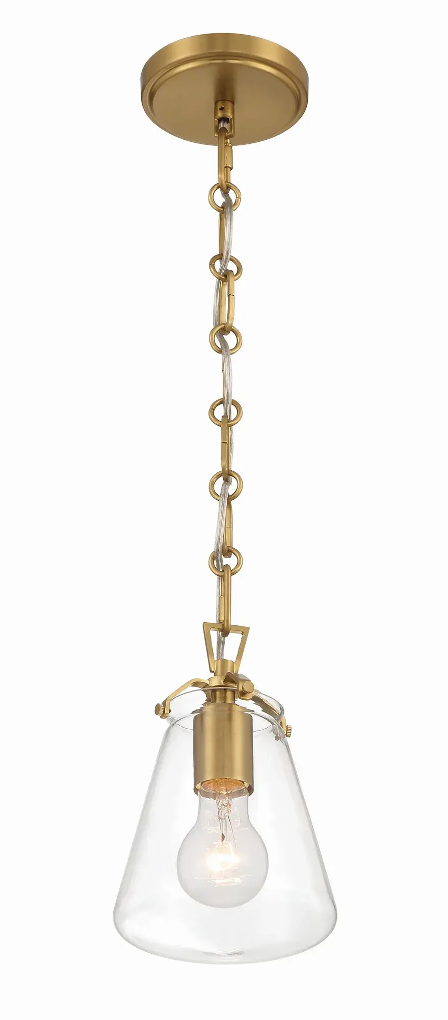 Voss 5.75" Mini Pendant in Luxe Gold - Image 4