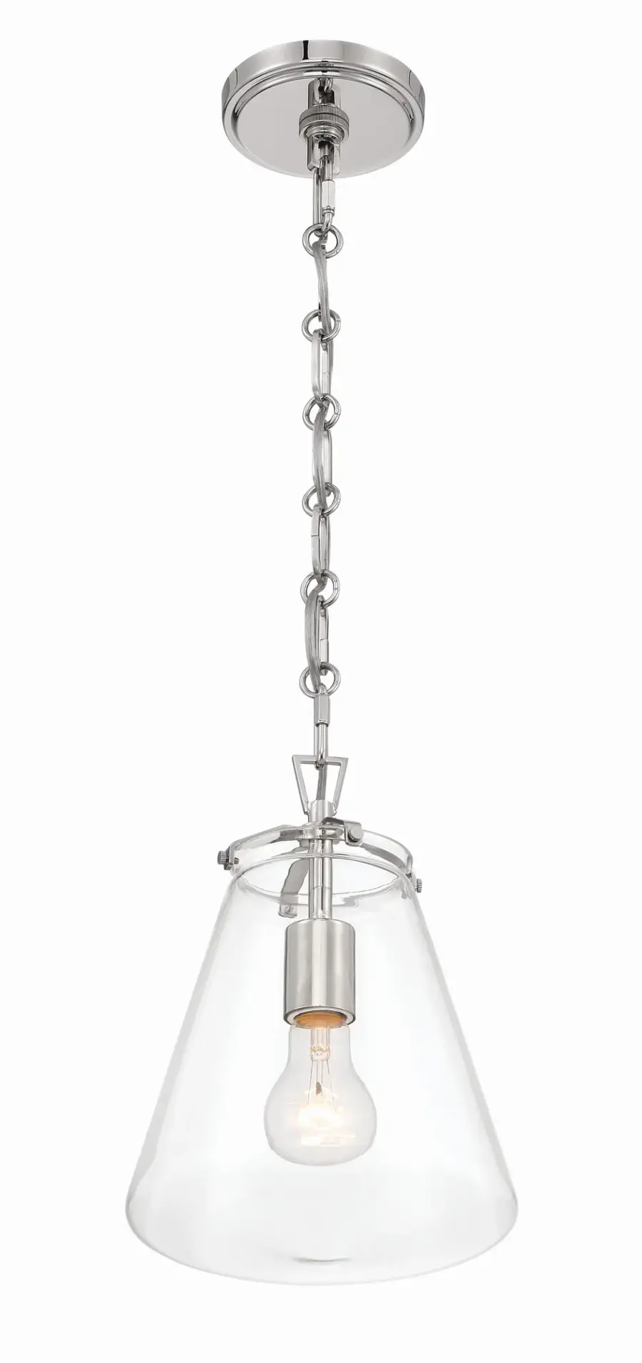 Voss 8.25" Mini Pendant in Luxe Gold - Image 17