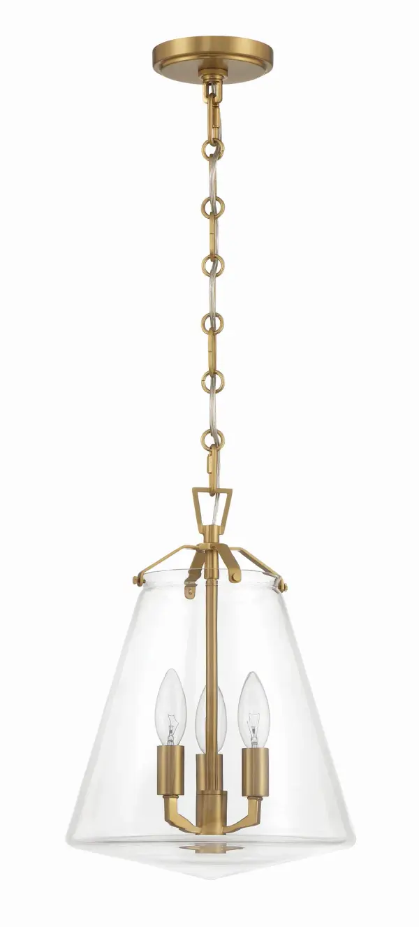 Voss 11" Luxe Gold Pendant - Image 2