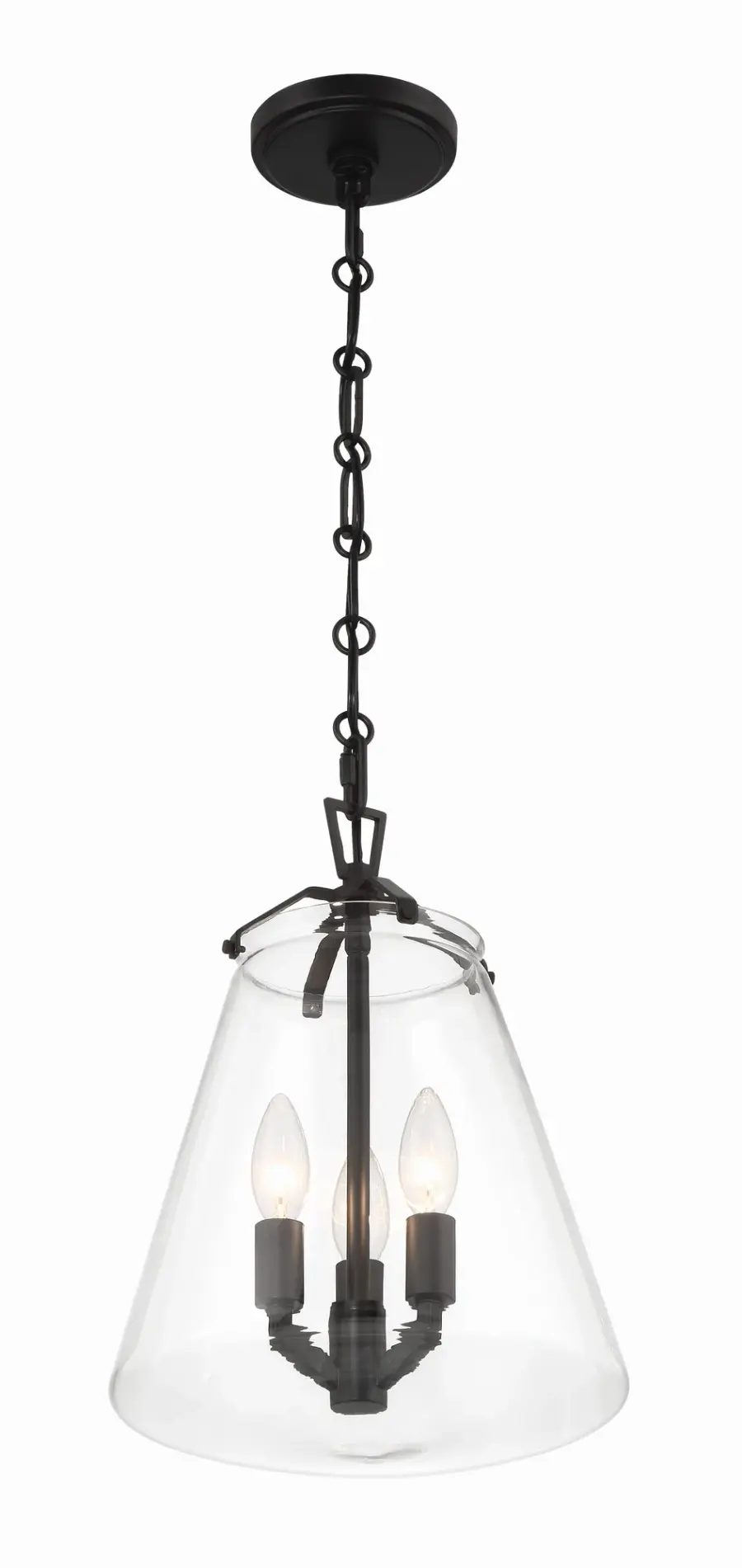 Voss 11" Luxe Gold Pendant - Image 12