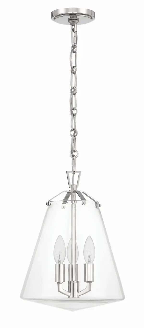 Voss 11" Luxe Gold Pendant - Image 17