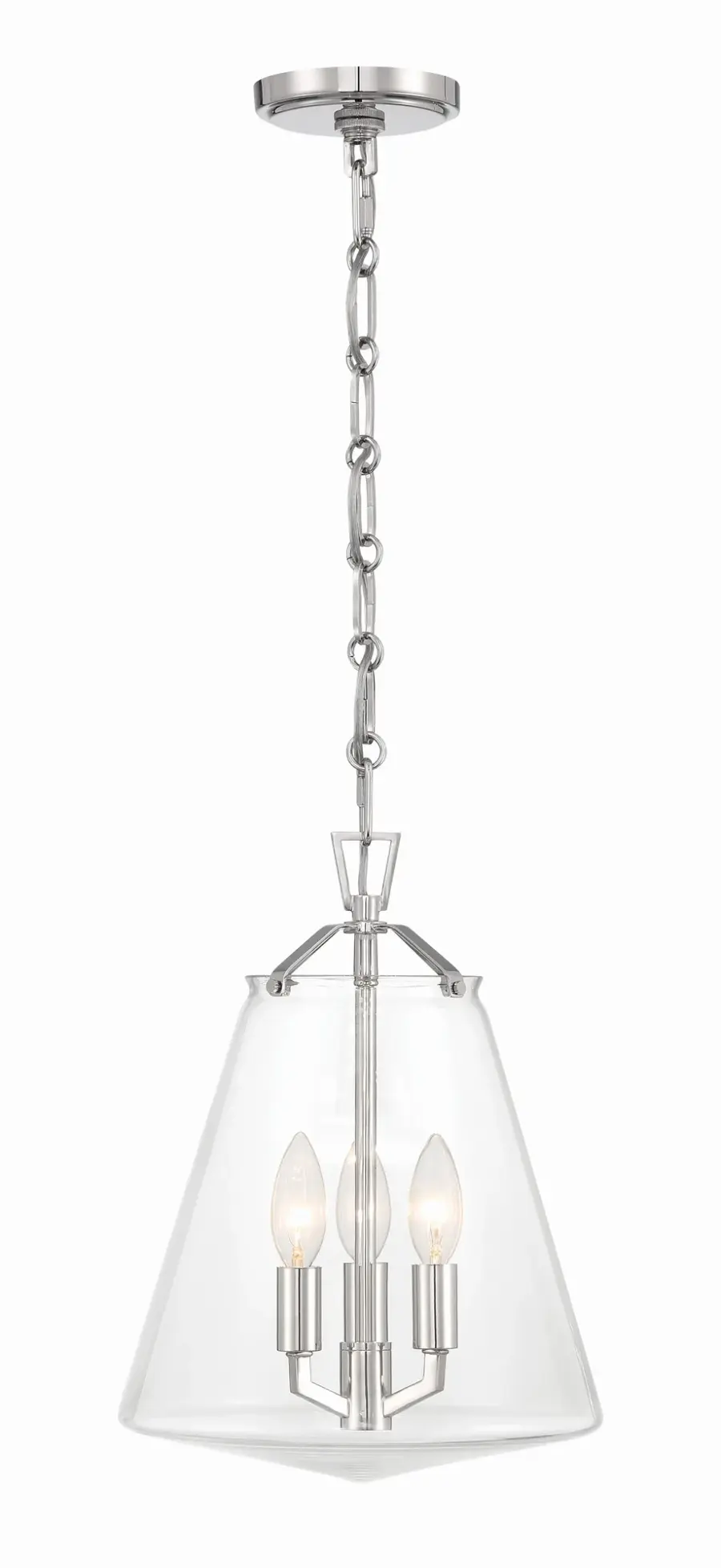 Voss 11" Luxe Gold Pendant - Image 18
