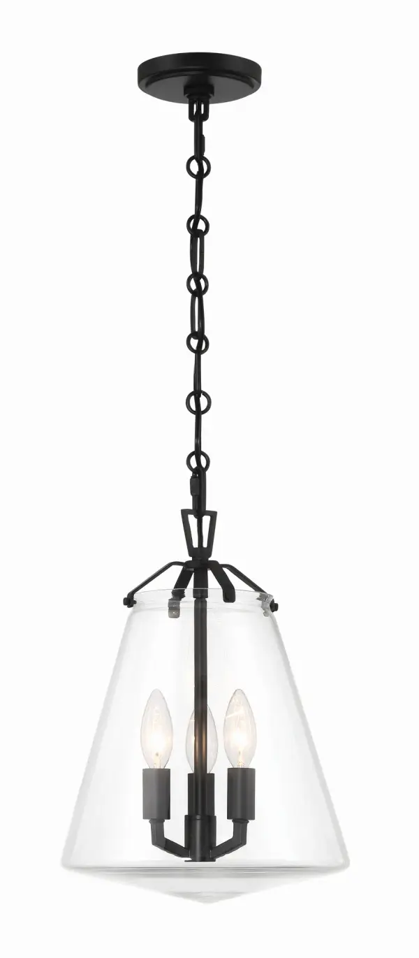 Voss 11" Luxe Gold Pendant - Image 9