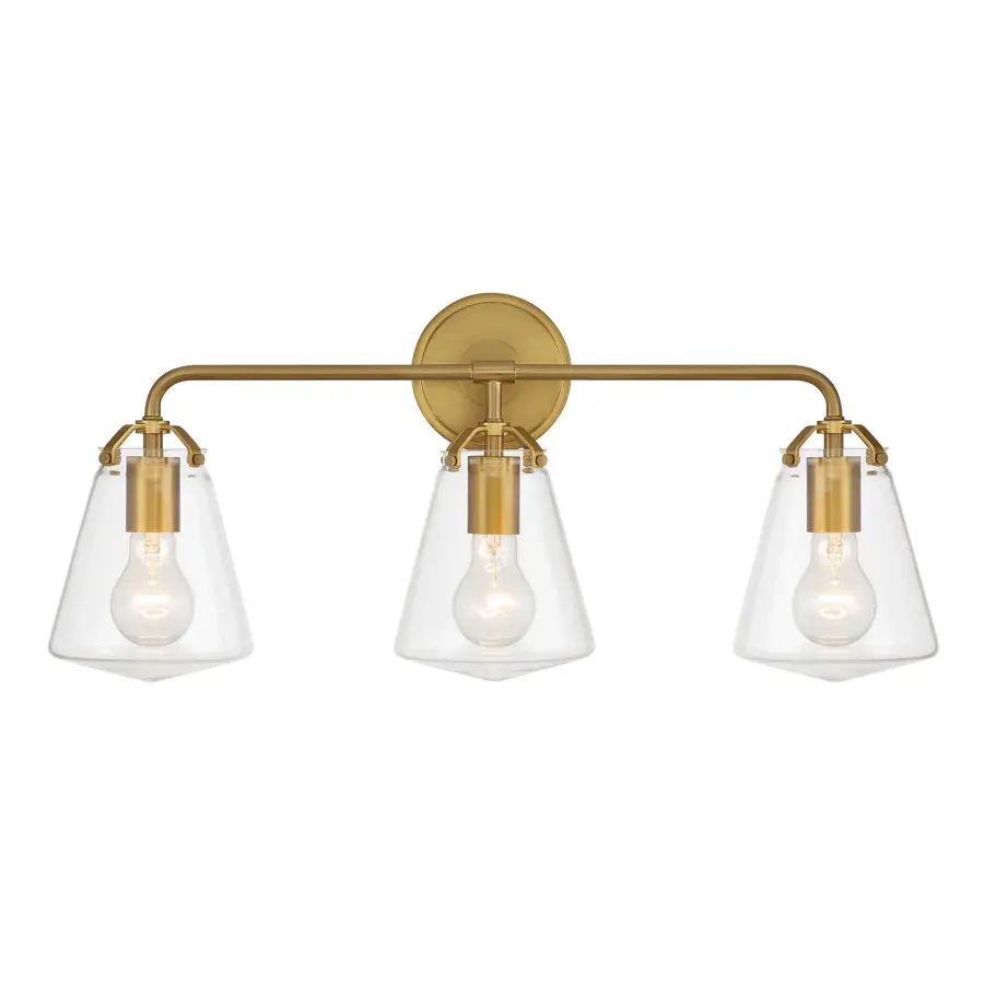 Voss 25" Bathroom Vanity Light in Luxe Gold - Image 1