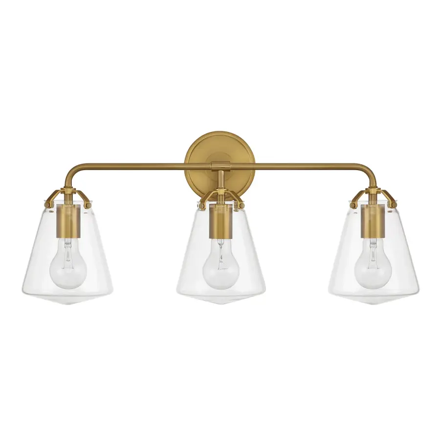Voss 25" Bathroom Vanity Light in Luxe Gold - Image 2