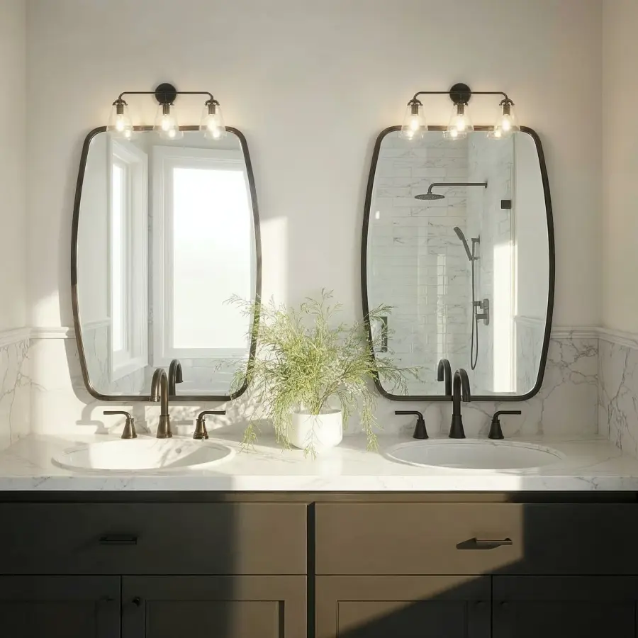 Voss 25" Bathroom Vanity Light in Luxe Gold - Image 15