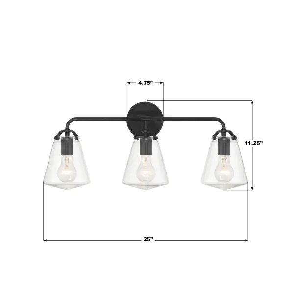 Voss 25" Bathroom Vanity Light in Luxe Gold - Image 16