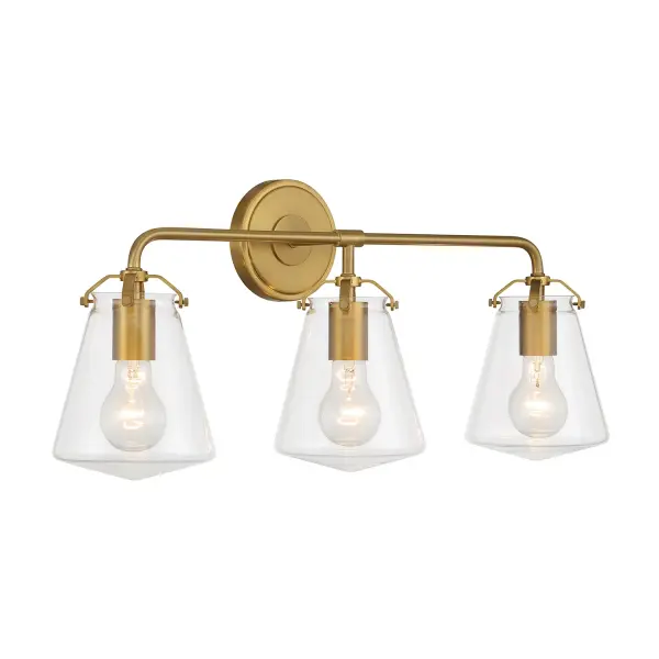 Voss 25" Bathroom Vanity Light in Luxe Gold - Image 3