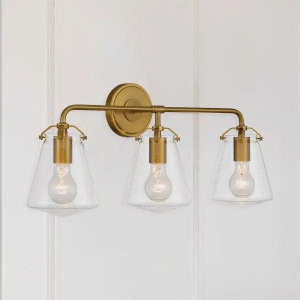 Voss 25" Bathroom Vanity Light in Luxe Gold - Image 6