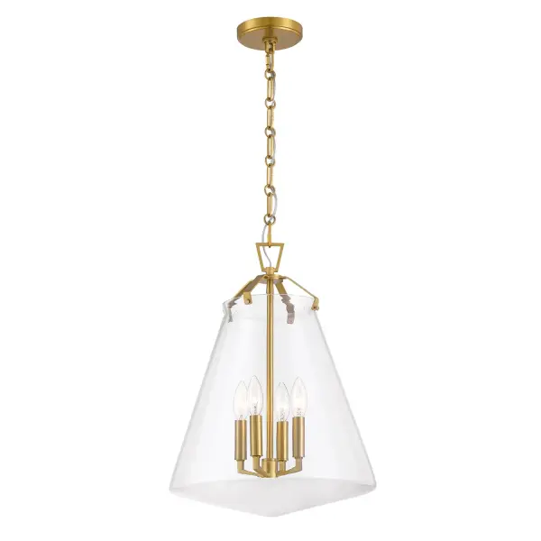 Voss 15.25" Pendant in Luxe Gold - Image 1