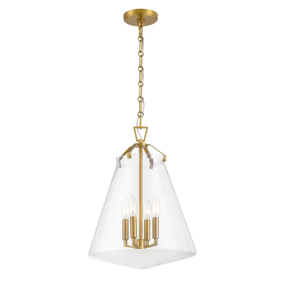 Voss 15.25" Pendant in Luxe Gold - Image 1