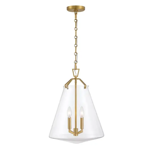 Voss 15.25" Pendant in Luxe Gold - Image 3