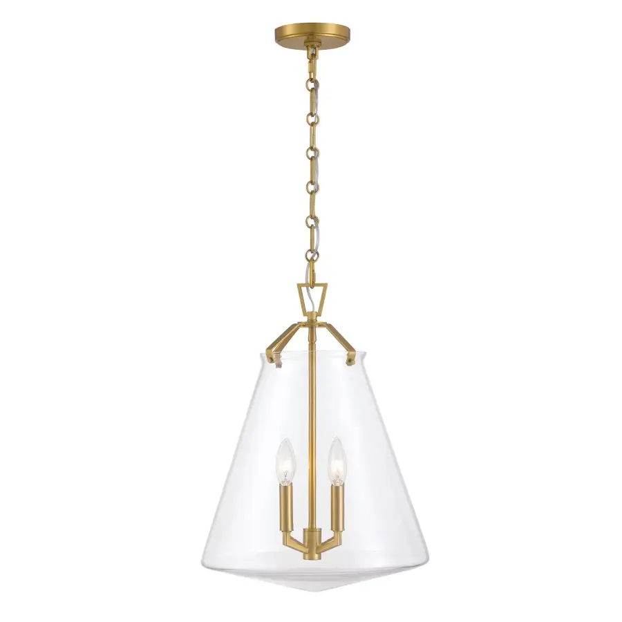 Voss 15.25" Pendant in Luxe Gold - Image 3