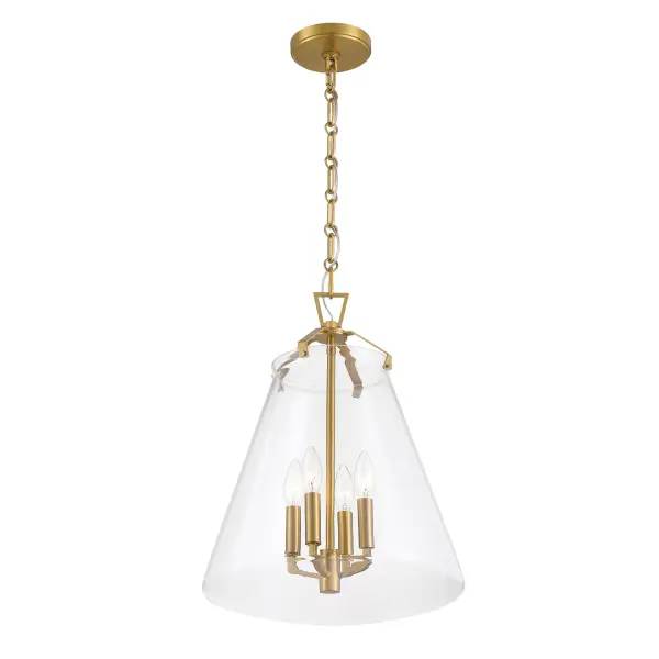Voss 15.25" Pendant in Luxe Gold - Image 4