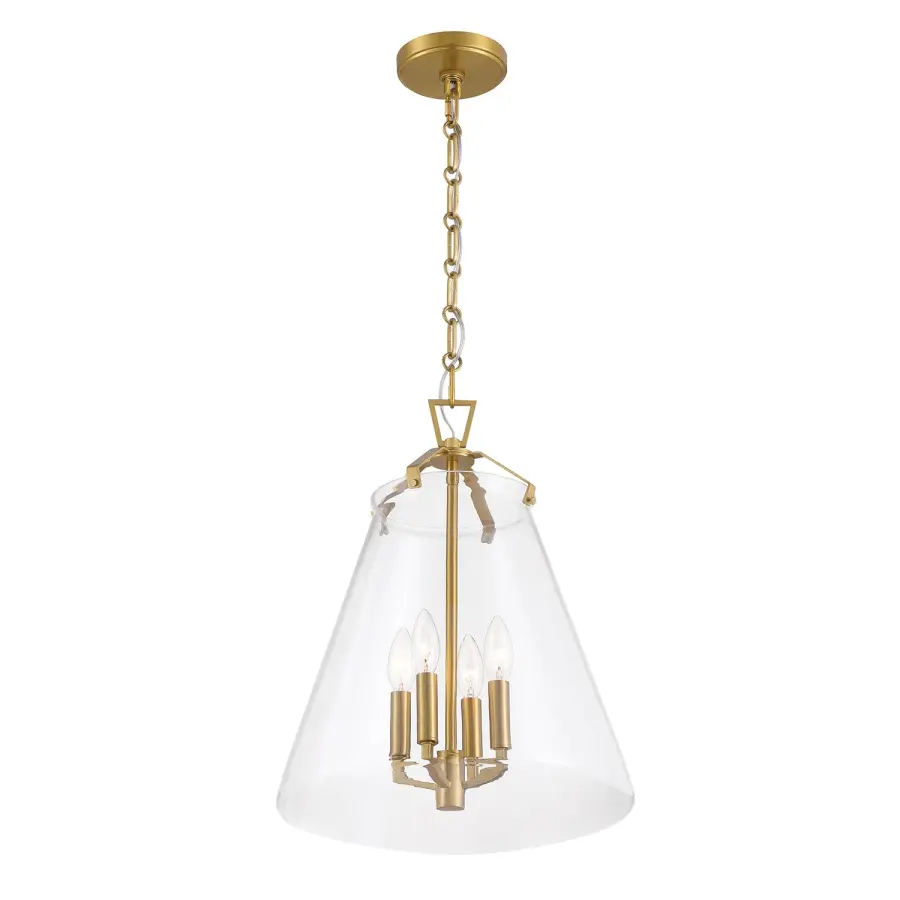Voss 15.25" Pendant in Luxe Gold - Image 4