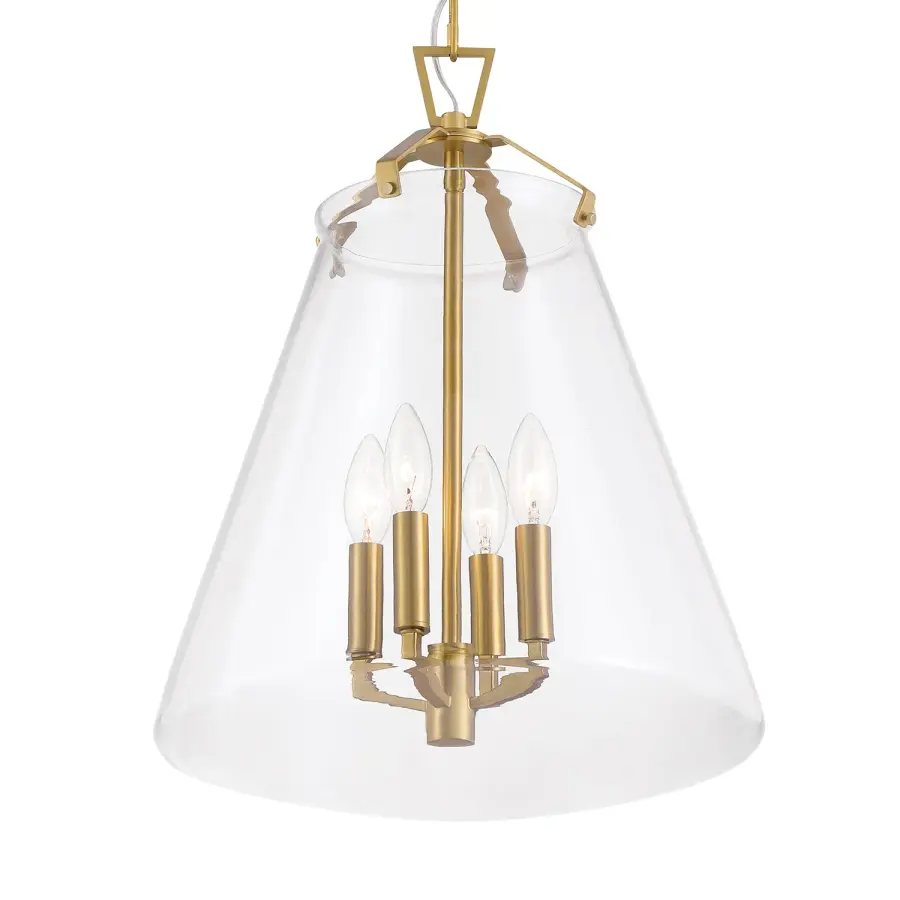 Voss 15.25" Pendant in Luxe Gold - Image 5