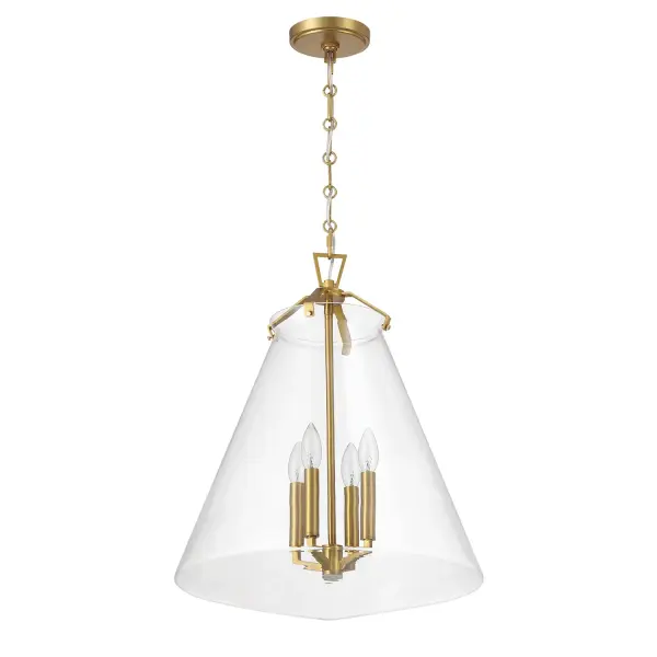 Voss 18" Luxe Gold Pendant - Image 2