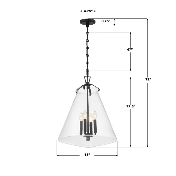 Voss 18" Luxe Gold Pendant - Image 15