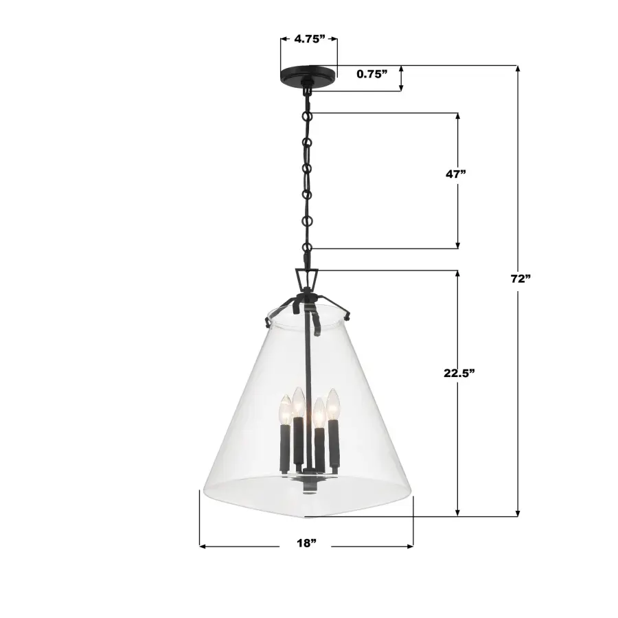 Voss 18" Luxe Gold Pendant - Image 15