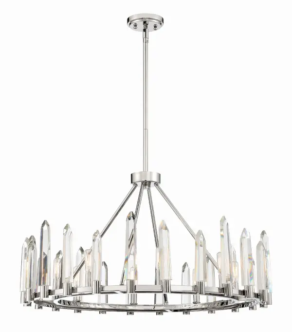 Watson 32" Crystal Chandelier - Image 1