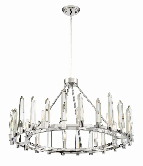 Watson 32" Crystal Chandelier - Image 2