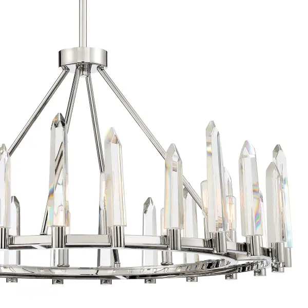 Watson 32" Crystal Chandelier - Image 3