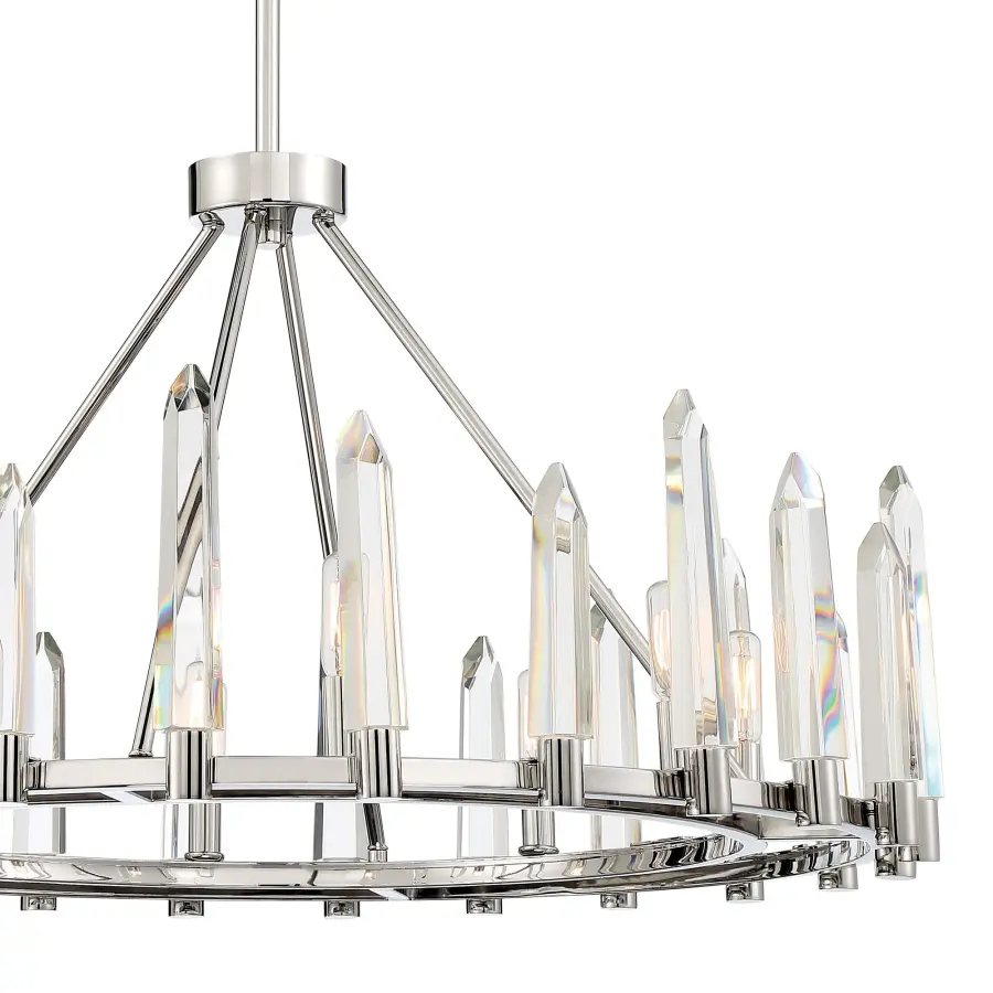 Watson 32" Crystal Chandelier - Image 3
